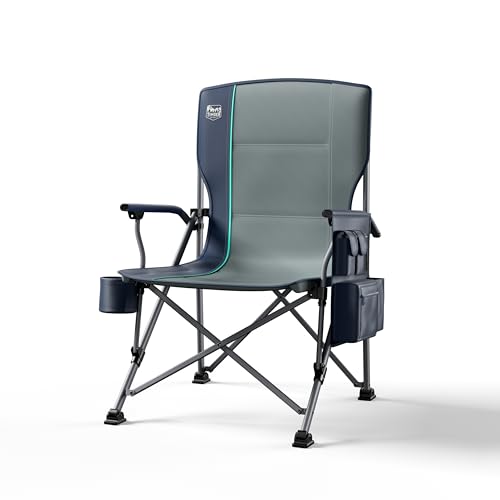 TIMBER RIDGE Oversized Folding Camping Chair High Back Heavy Duty