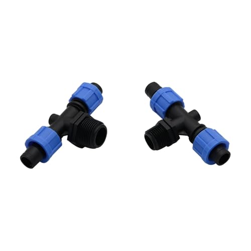 Conectores en T de 16 mm con rosca bloqueada anticaída de agua 4