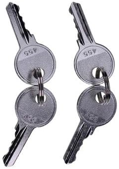 Ignition Key 21982GT (4Pcs) — Compatible With Genie Fits Lift GR15 GS1530 GS1532 GS1930 GS1932 GS2032 GS2046 GS2632 — Aftermarket Replacement