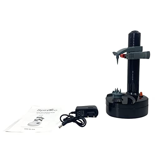 Foto von NICCOO Elektrischer Kartoffelschäler, Automatische Drehbare Apfelschäler Elektro Gemüseschäler Obstschäler mit 3 Klingen, Kitchen Peeling Tool für Obst & Gemüse