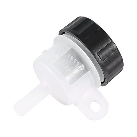 Motorcycle Rear Brake Master Cylinder Oil Cup,Motorcycle Brake Master Cylinder Oil Reservoir Cup Fluid Bottle Foot Rear for Yamaha SRX600 1986 Cover