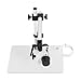 Microscope Stand, 360° Rotating Binocular/Tribocular Microscope Bracket, 76mm/2.99-Inch Inner Diameter, Suitable for Scientific Research Institutions, Educational Laboratories, Industrial Workshops