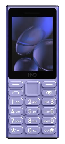 Image of HMD 110 4G Keypad Phone with YouTube, Back Camera, Built-in UPI App, Phone Talker, Long-Lasting Battery, Type - C, Wireless FM Radio | 1 Year Replacement Guarantee | Blue