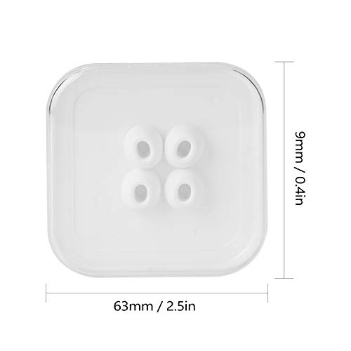 Andoer Tampas de ouvido de silicone macio para fones de ouvido compatíveis com acessórios de reposiç