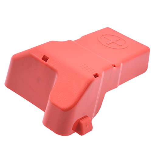 HAOTOM Under-Hood Positive Battery Terminal Post Cover Compatible For Dodge RAM 1500 2013-2021 RAM 2500 3500 2013-2018 4.7V8 5.7V8 68164628AA Red