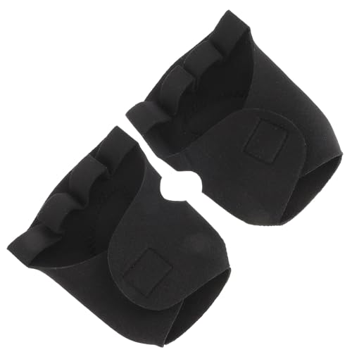 Hemoton 1pair Full Palm Weightlifting Gloves with Wrist Straps for Men and Women Comfortable Fingerless Design for Cycling Fitness Training and Outdoor Activities