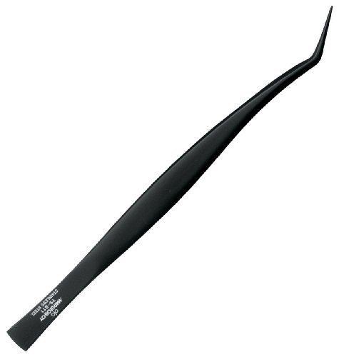 マルト長谷川工作所 ケイバ ツル首ピンセット カチオンコート TS-B11 黒