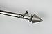 Modern Cone Single Curtain Rod and Hardware Set Size: 66