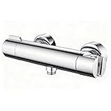 YunBey Thermostatische Duschventil, Wandmontiertes Dusch-Temperaturregelventil,...