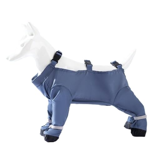 Anti Dirt Pants for Dogs,Waterproof Dog Boots Rain Boots with Sus...