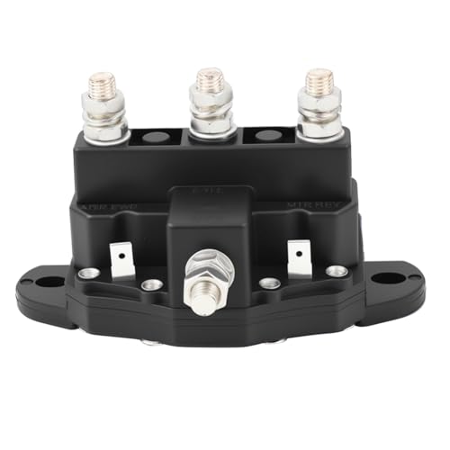 TXRXIZ Winch Motor Relay Reversing Solenoid Switch Intermittent Duty Contactor 12V 6 Terminal Reverse Relay Replaces 24450 214-1211A11 214-1211A11-06 Solenoid Relay