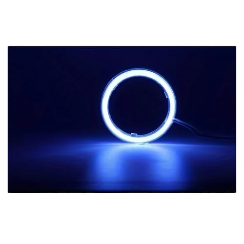 Luces LED halo multicolor transparentes para renovar la iluminación decorativa del coche