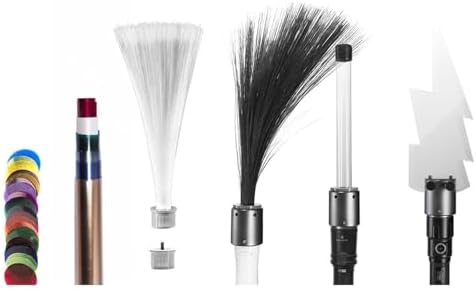 LED Light Painting Pen, Ultra-fine Black Optical Fiber, Long Exposure Light Painting, Suitable for Portrait and Automotive Photography Studios. (A)