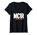 Womens MC1R Gene I Am The 2% Funny Redhead Ginger Red Hair V-Neck T-Shirt