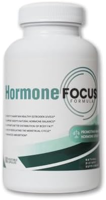 Hormone Focus – Estrogen Balance for Women – DIM Supplement with Diindolylmethane, Calcium D-Glucarate & BioPerine – Supports Hormonal Health, Mood, Energy, Mental Clarity, Clear Skin & Weight