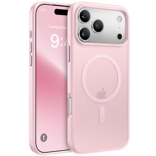Image of Miracase for Translucent 18 Pro Max Phone Case, Pink