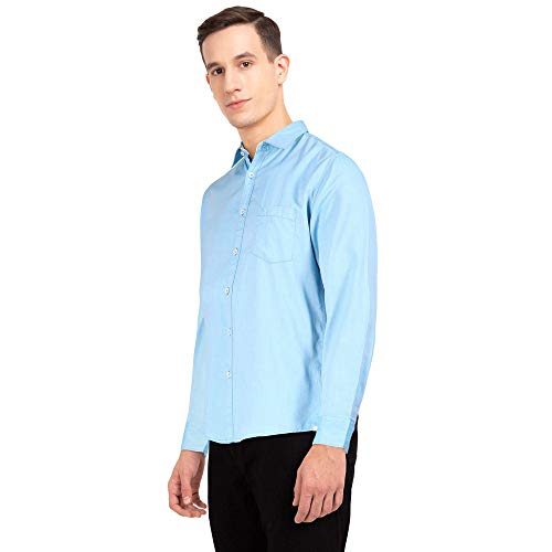Image of Parx Mens Solid Casual Shirt
