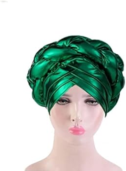 ITODA Tulband modieuze muts voor dames, Afrikaanse hoofddoek, hoofddoek, muts, voorgebonden knoop, slaaphoed, katoenen tulbandhoed, elastische