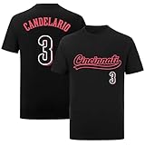 JEIMER CANDELARIO Shirt T-Shirt Jersey Baseball No Brand/Logos 100% Cotton for Black Mens/Womens/Kids
