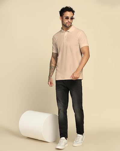 Image of VastraVibes Men's Polo Regular Fit T-Shirt