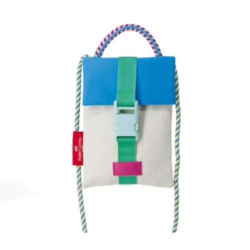 Fine Pen Colors Shoulder Bag Breeze Faber-Castell + 10 Canetas Ponta Porosa Fina, 0.4 (2 es/cada) -