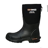 Dryshod Mudcat Rugged Mid-Calf Work Boot | Lighweight | Waterproof | Insulated| Rubber | Men's Size 11