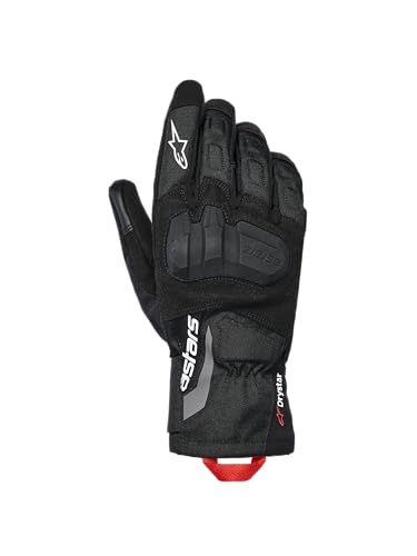 Alpinestars XT-3 Drystar wasserdichte Motorrad Handschuhe, schwarz, XL