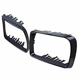 retro x5 e53 Construcción duradera: hecha de material ABS de calidad, esta cubierta de espejo retrovisor de puerta para X5 E53 00-06 está diseñada para ser duradera, resistente y resistente al desgaste sin deformación, protección fiable para el exterior de tu vehículo