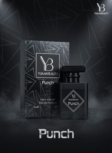 Image of PUNCH Eau de Parfum for Men | Long Lasting Men's Perfume with Mint, Marine & Amber Notes | Premium Fragrance for Evening & Special Occasions (50 ml)
