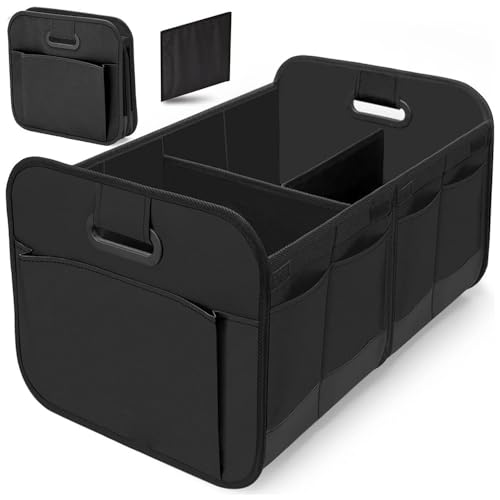 BKHZM Car Trunk Organizers for VW Polo 2006 2007 2008 2009, Trunk Storage Boxes Trunk Organizers Storage Cargo Storage Box Interior Accessories,A