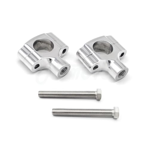 Pontet réhausseur guidon moto 25mm aluminium pour Dyna Softail Touring Sportster
