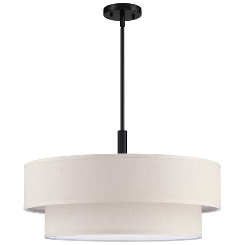 SEENMING HOUSE 5 Light 22 Inch Semi Flush Mount Close
