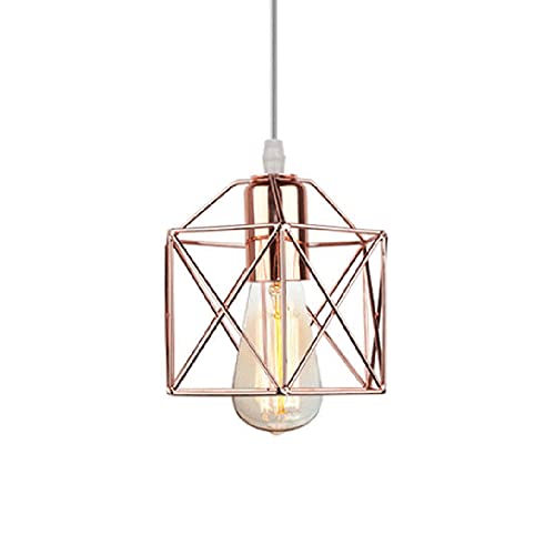 Lustre suspension vintage en métal noir style américain luminaire de plafond cuisine