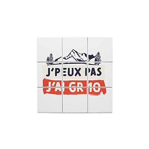 Carreaux céramique GR10 pour remplacer un mur blanc par une déco Pyrénées unique