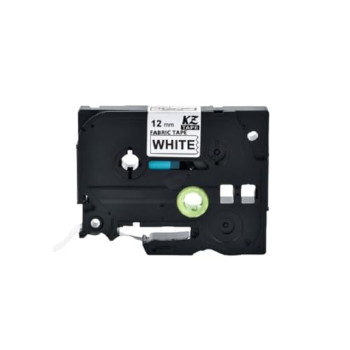 Fita Compatível Brother Branca Tecido 12mm Tz Tze Fa231