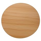 Healeved Thick Wooden Table Top with Natural Grain for Coffee Bars and Small Dining Spaces Replacement