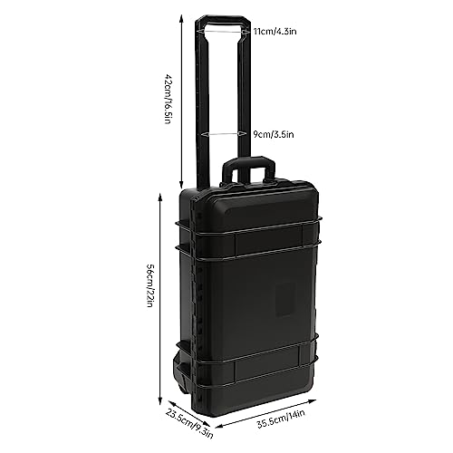 Maleta Protectora para Cámara 22 Pulgadas Negra miniatura 5