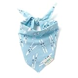 Archie's Dog Co Bandana, Ski Print, 100% Cotton, Triangle (Medium)