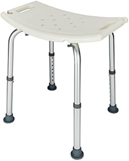 Bonnlo 450 LBS Bath Chair,Stool Transfer Bench Seat Shower Chair ,Adjustable 7 Height No-Slip SPA Bathroom,Medical Safety Bench.Aluminum Alloy Non-Slip Tool-free Portable Removable