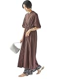 [シップス フォー ウィメン] SHIPS for women ワンピース 接触冷感/撥水加工 TEXBRID タフタ ウエスト 切替 ワンピース レディース 314530065 ブラウン ONE SIZE