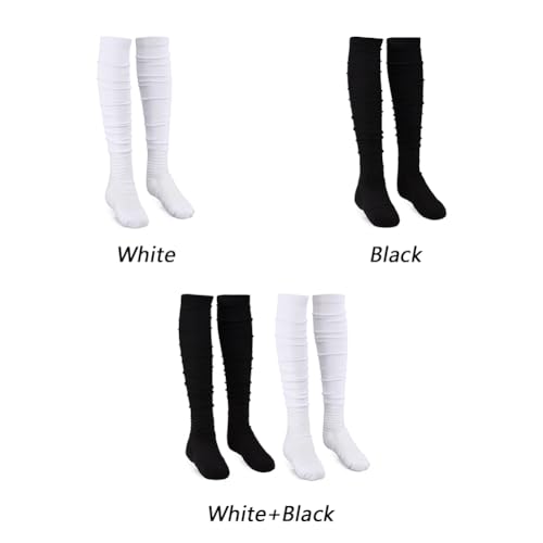 Scrunch Football Socks, Extra Long Padded Athletic Socks with Ankle Support, 1 Pair3