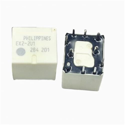Relais EX2-2U1 EX22U1 10 broches automobile pour circuit imprimé