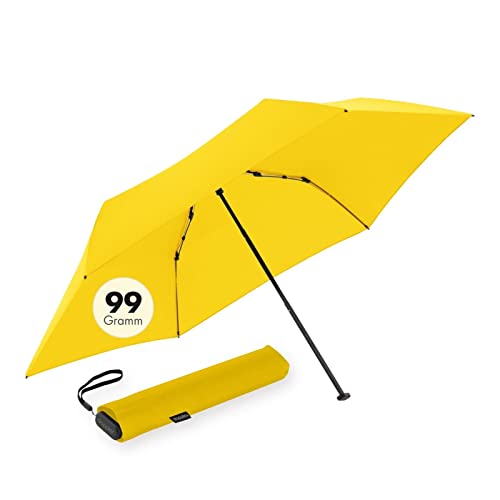 SMATI Mini Taschenschirm – Kompakt, Windfest Mit 6 Aluminium-Rippen (Durchmesser 93 Cm)