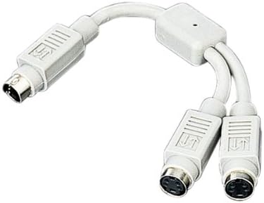 loas Mouse Keyboard Splitter Cable for Mac Mini din4pin Male – Mini din4pin Female x 2 180 mm ZA – 203S