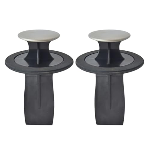 CLISPEED Tapón de Fregadero Negro 84-86 MM Sellador y Dispositivo de Expulsión para Triturador de Residuos en Cocinas Profesionales