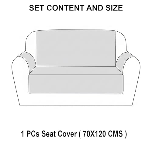 Image of Cortina Velvet Sofa Cover with Tassels | Sofa Couch Protector | Machine Washable Sofa Topper (Marron, 2 Seater)