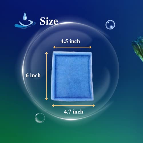 Image of 6 Pack Replacement Aquarium Filter Cartridge, Fit for Aqua-Tech 10-20 Gallon Power Filters, for Aqua-Tech EZ-Change #2 Fish Tank Filters