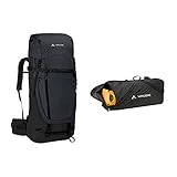 Produkt 2: Tragegriff VAUDE Rucksaecke>=50l Astrum EVO 60+10 M/L, black, one size, 126650100 & Zubehoer Protection Cover for Backpacks, black, one size, 128860100