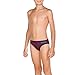 ARENA Powerskin R-EVO Boy's Brief Youth Racing Swimsuit, Red Wine - Turquoise, 24
