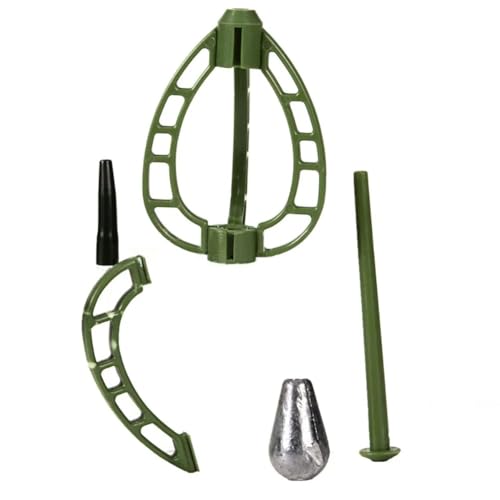 6 piezas Cebo de Carpa, jaula portacebo para pesca miniatura 4